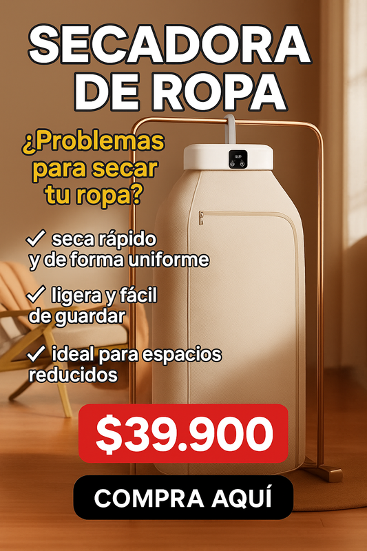 SECADORA DE ROPA PORTATIL